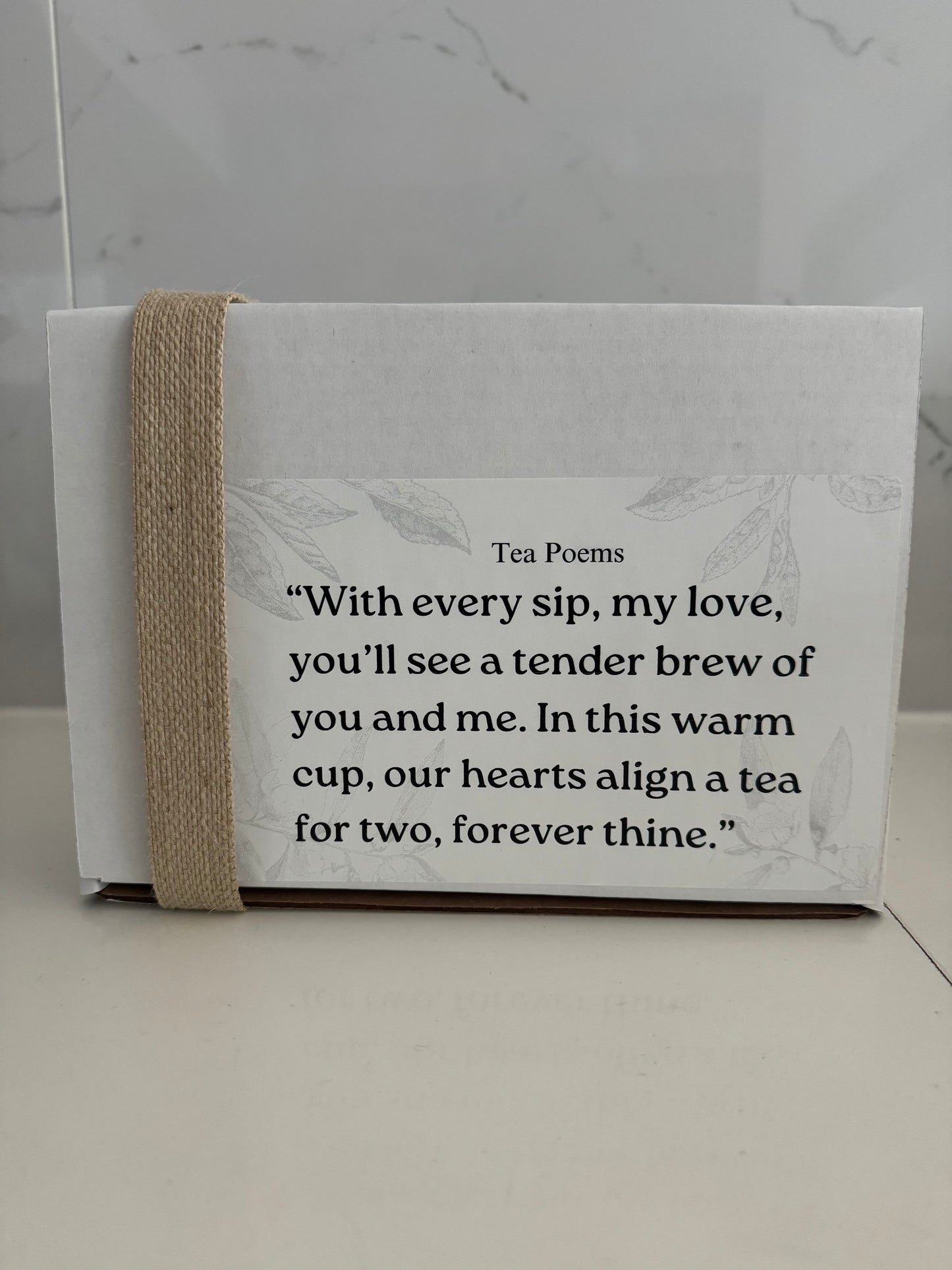 Tea Poems™ Gift Box with Tea