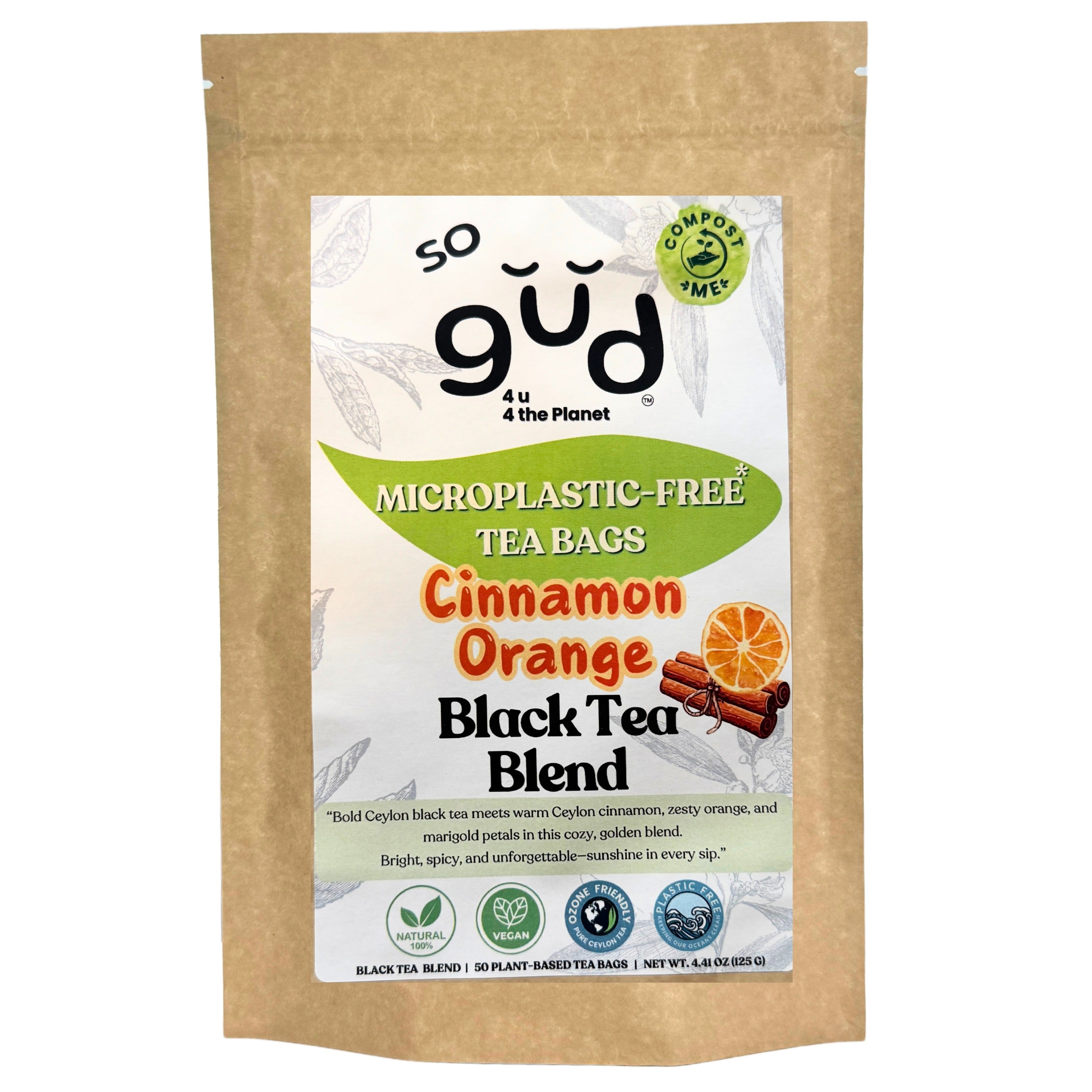 Ceylon Cinnamon Orange Black Tea Bags - maNASA Tea