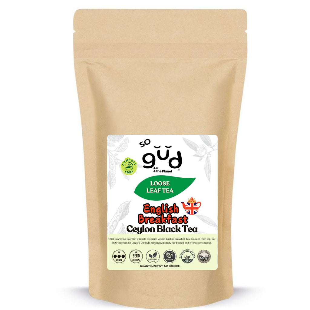 English Breakfast Dimbula BOP | Norwood Heights Gold | Ceylon Loose Leaf Strong Black Tea - maNASA Tea