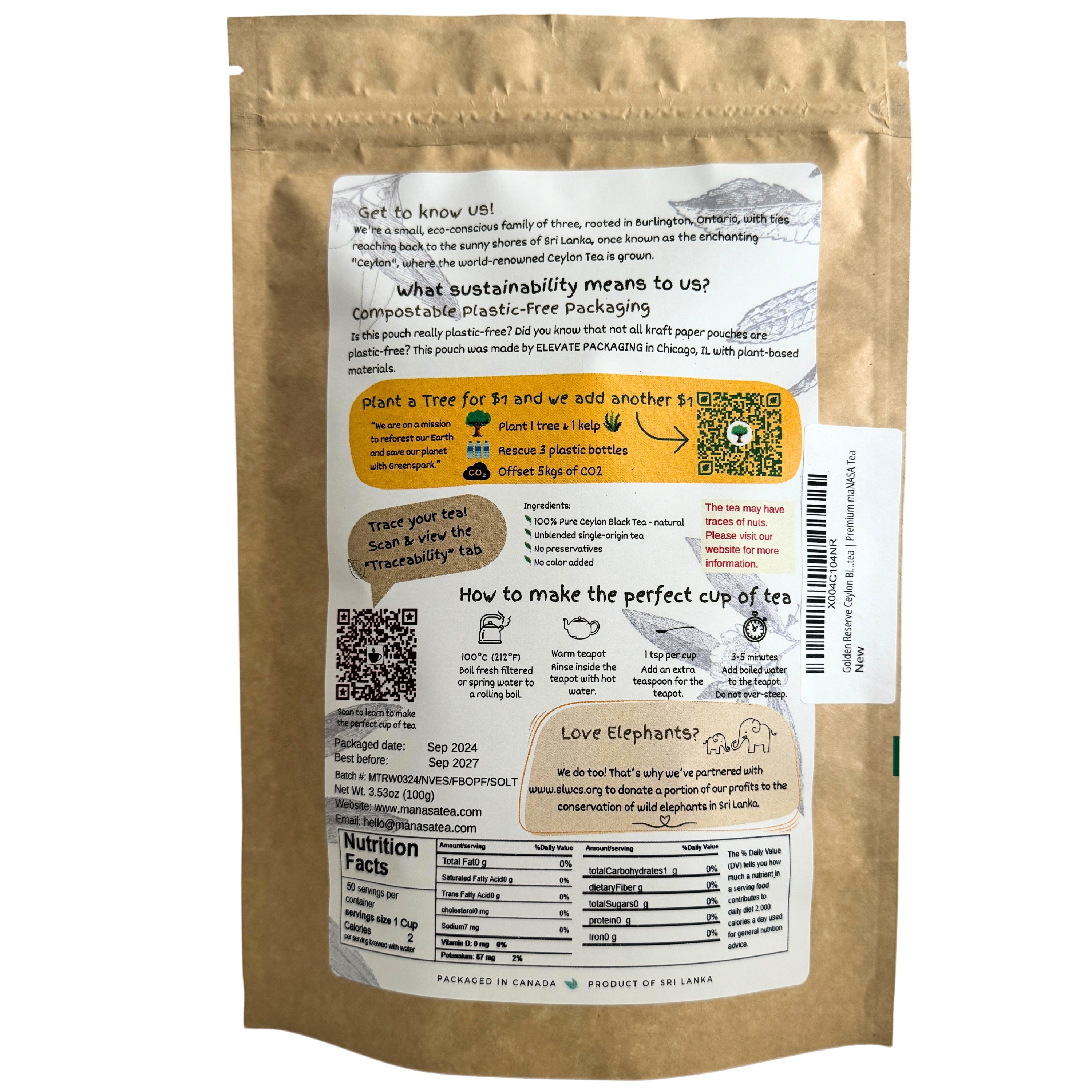 Biodegradable Packaging Tea