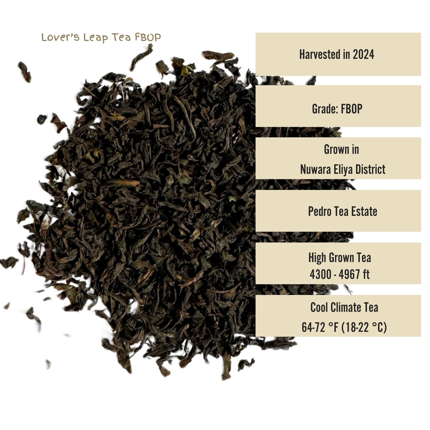 Lover's Leap Loose Leaf Tea Grade FBOP