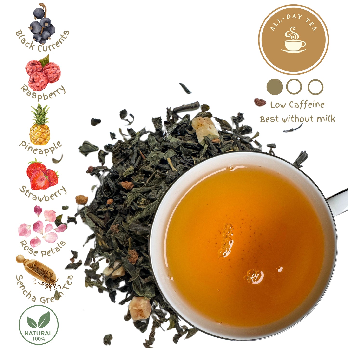 Green Tea Blends - Flavored Fruity Tea